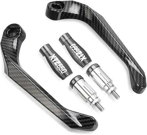 Miniatura 19 de Para Yamaha XTZ660 XTZ 660 TENERE XTZ750 XTZ1200 SUPERTENERE motocicleta aluminio 7/8 0.866 in freno embrague palancas protector (color: verde Verde