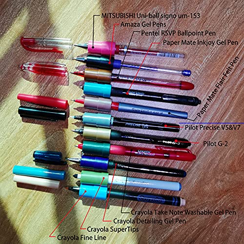 Image of Pen Adapter Set Compatible with Explore Air /Air 2 /Air 3 /Air 4 and Maker /Maker 3 /Maker 4, Pen Adapter Compatible with (Sharpie /Bic /Crayola /Sakura /Pilot /Pentel /Paper Mate /Mitsubishi uni-Ball)