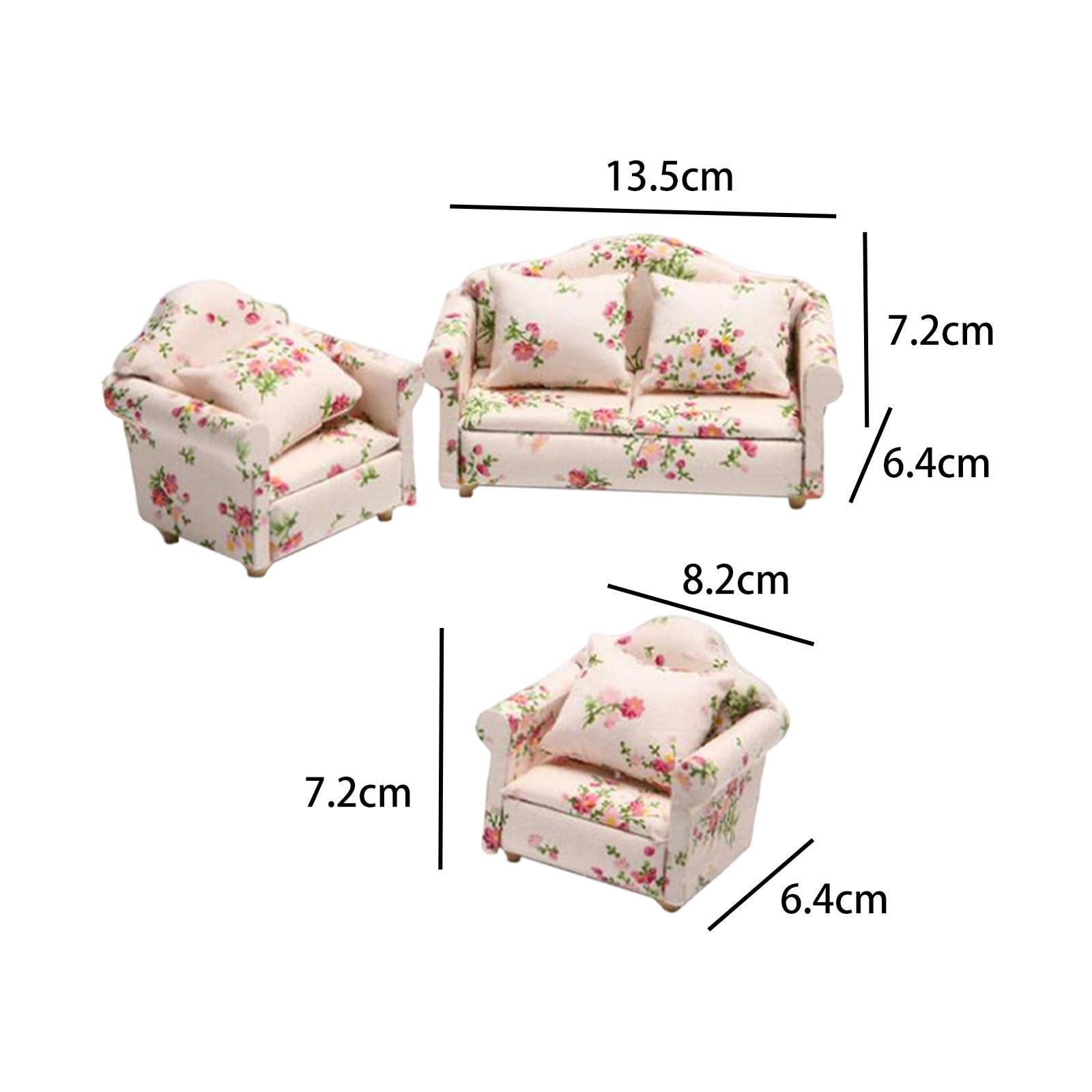 #N/A/a Muebles Y Accesorios de Madera en Miniatura para Casa de Muñecas, Escala 1:12, para Casas de Muñecas.