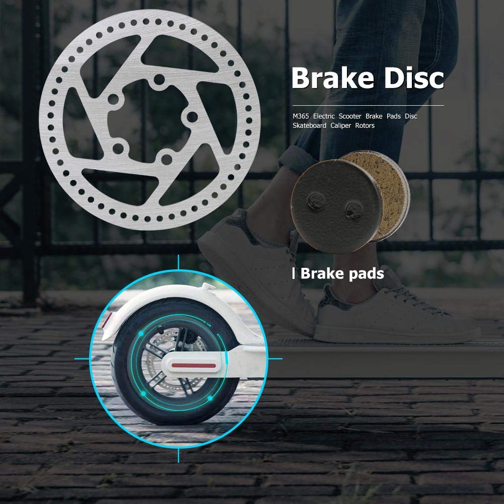 M365 Electric Scooter Bremsbeläge 110 mm fit for xiaomi fit for M365 Fahrradbremsscheibe Skateboard -Bremssattel Ersatzteil Zubehör