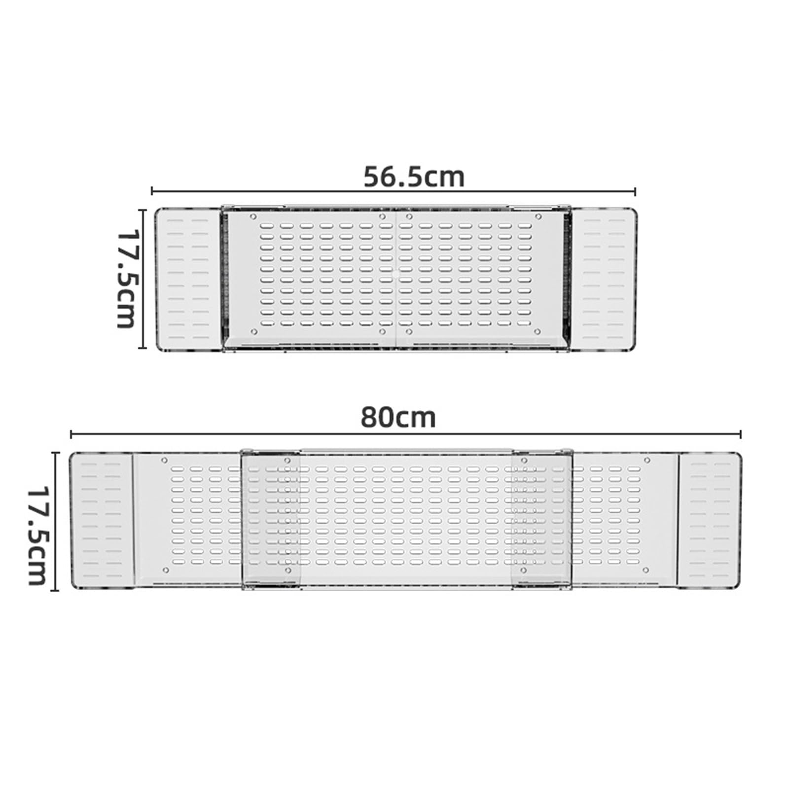 Vassoio regolabile in bambù per vasca da bagno, 70-90 cm, piedini antiscivolo, impermeabile e robusto, per tablet, telefono, vino, accessori da bagno perfetti per rilassarsi
