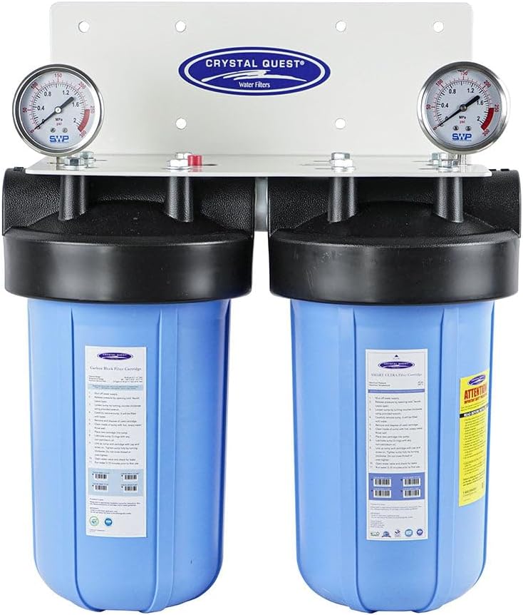Compact Whole House Water Filter | Metal Removal (2-4 GPM | 1-2 People) - 1-1/2"