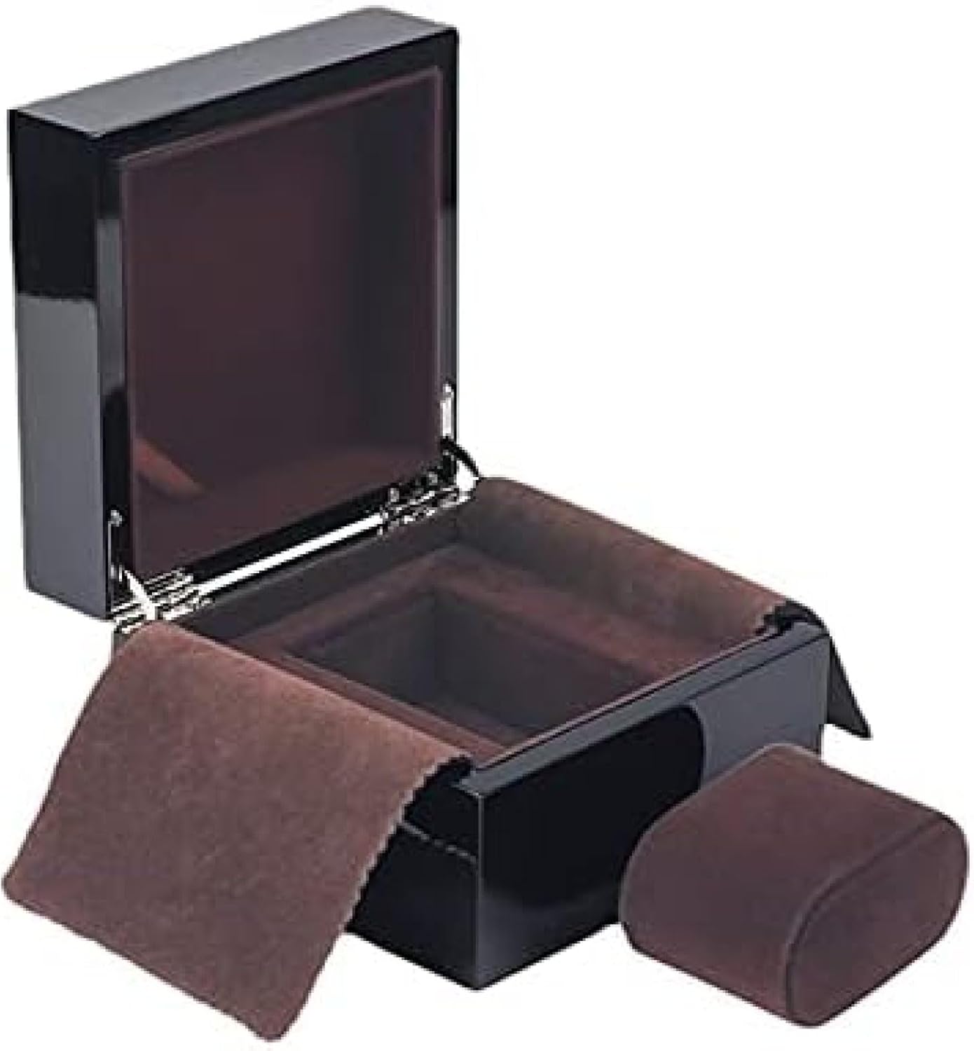 Watch Box Holder Organizer, Premium Wooden Jewelry Bracelet Storage Gift Case Single Grid,Friendly32