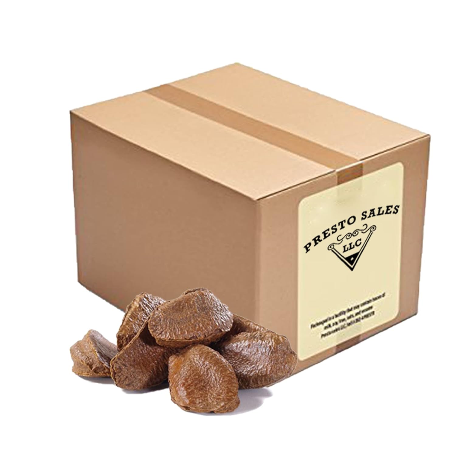 Brazil Nuts, In shell Polished Large 16 oz., Raw, Brazil Origin, KETO, Vegan, Non-GMO And Natural, Whole, Superior, High-Protein & Easy to Crack, Resealable Bags of 1 lb. by Presto Sales