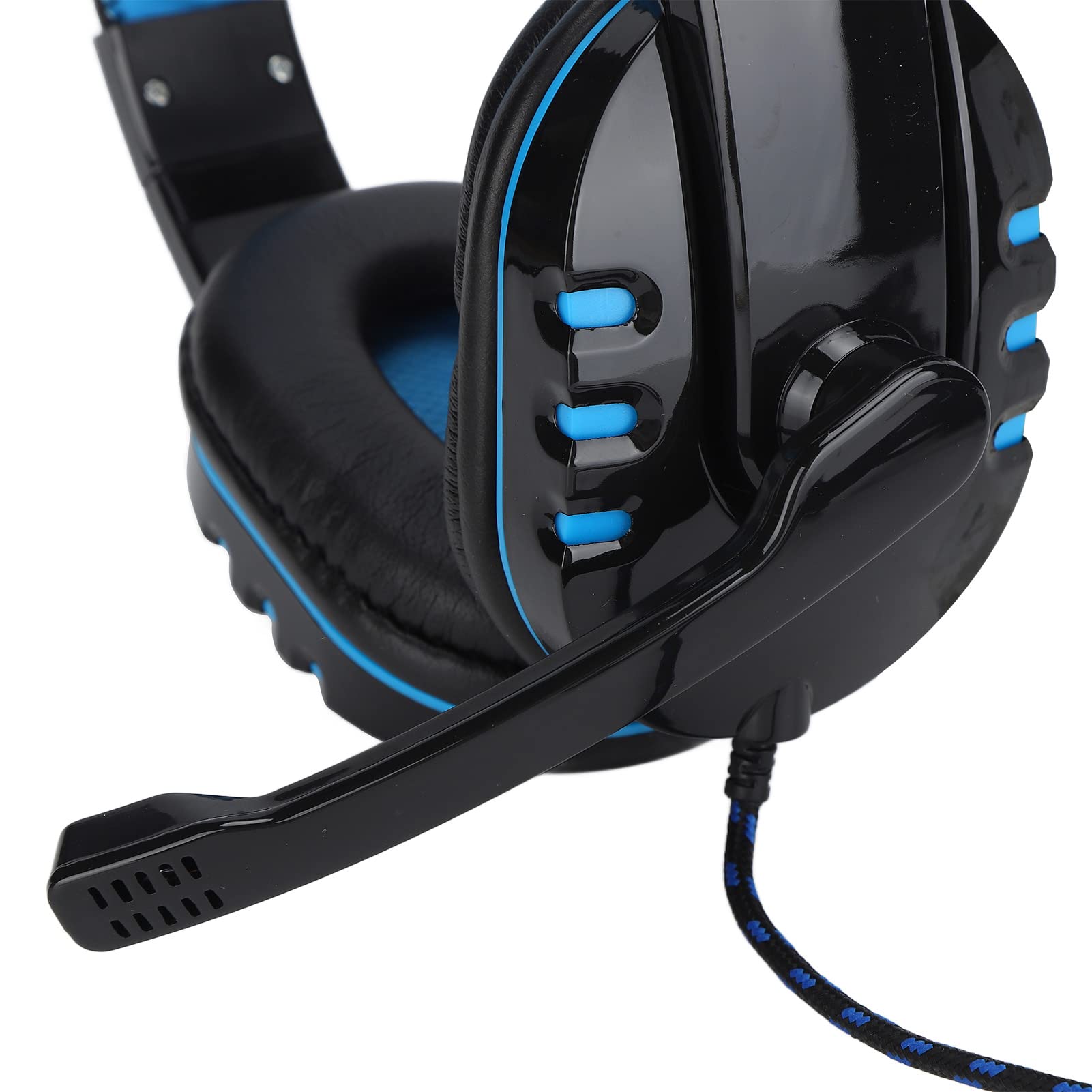 Casque de jeu filaire avec micro réglable, haute qualité sonore, HiFi, stéréo, suppression du bruit, cache-oreilles confortables, prise jack 3,5 mm, pour téléphones portables PUBG PC