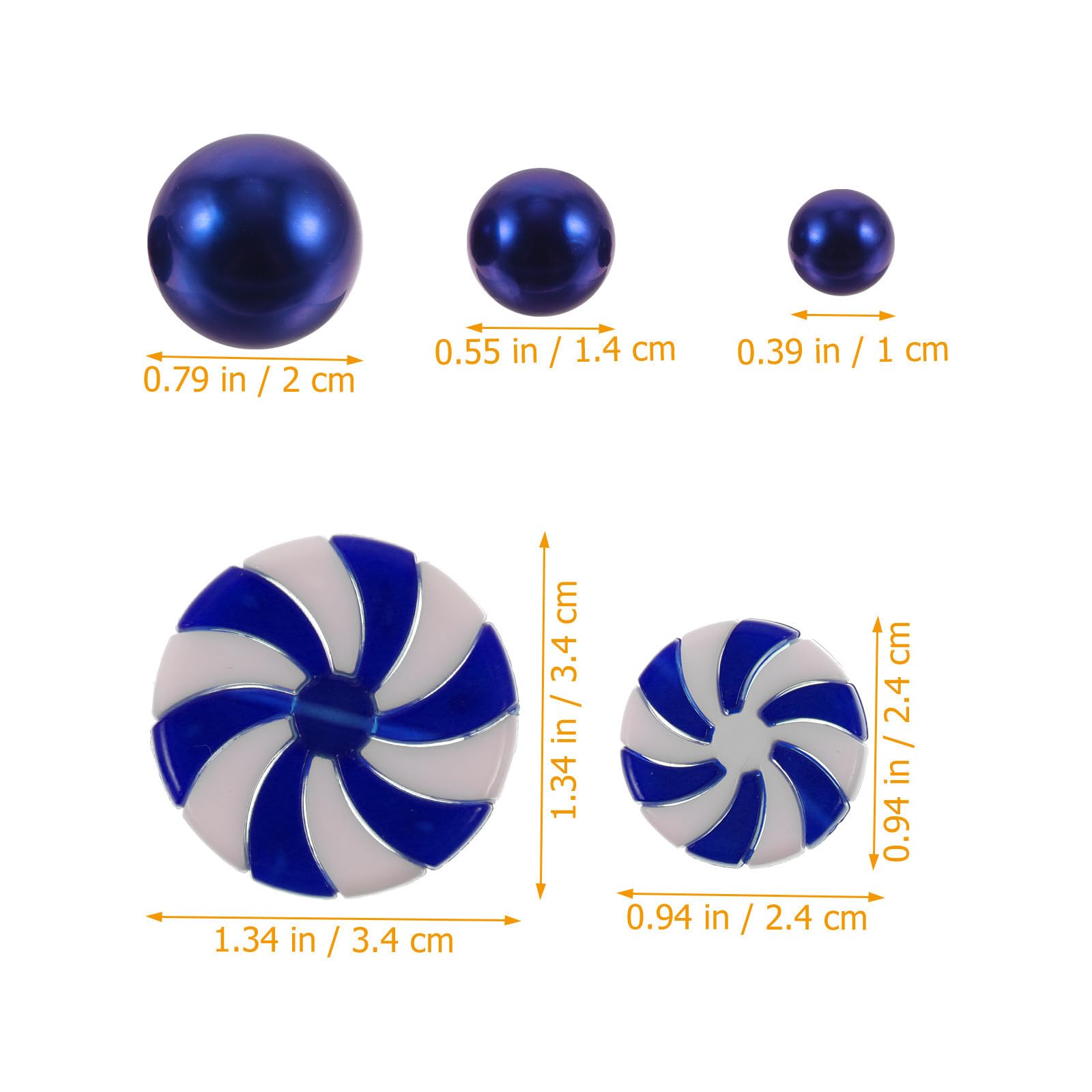 TOYANDONA 4 Set Candele in Acrilico Blu Galleggianti Natalizie per