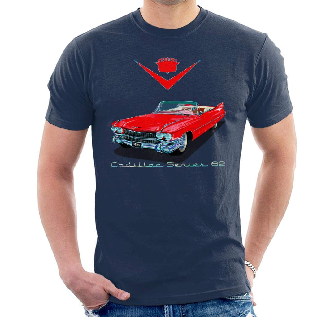 1959 Cadillac Series 62 Men's T-Shirt Navy Blue