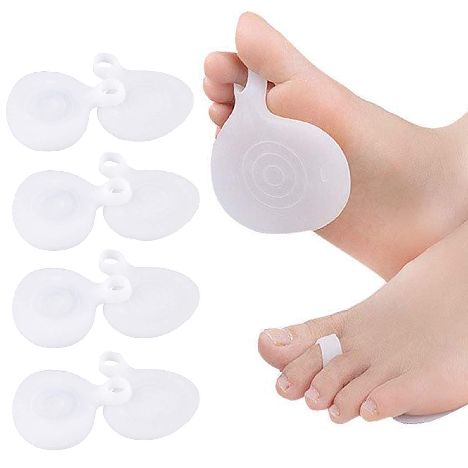 Buy Footsihome Metatarsal Pads, 8 Pcs Forefoot Pads Toe Pain from