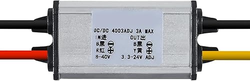 Miniatura 2 de Convertidor de 8-40 V a 3-24 V CC Voltaje de alimentación del automóvil, impermeable DC 8-40V reductor a CC 3-24V 3A Regulador de voltaje