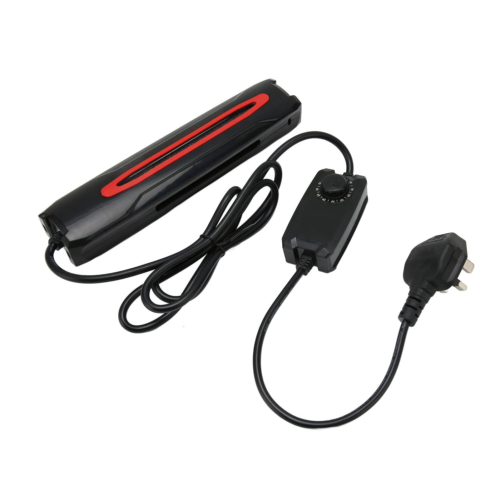 Aquarium Heater, Ultra Short Submersible Fish Tank Heater UK Plug 220V PID Temperature Control Quartz Tube ABS for Aquarium (1200W)