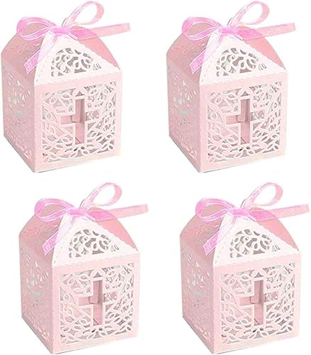 Sohapy 50 cajas de dulces de papel kraft para dulces, caja de regalo, regalo de baby shower, decoración de cumpleaños, suministros de decoración de