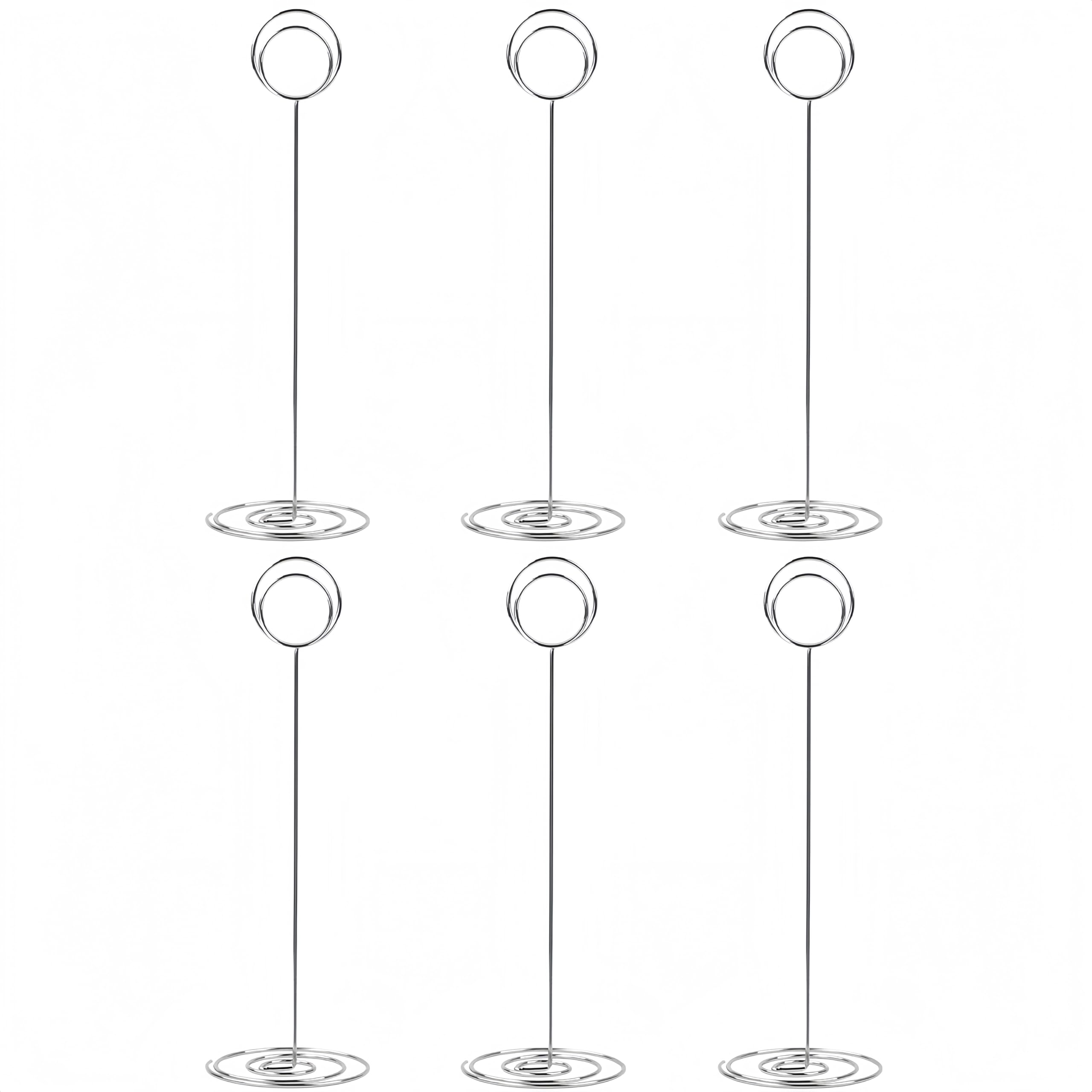 10 Pack 8 75 inch Tall Table Number Holders Place Card Holder Table Picture Holder Wire Photo Holder