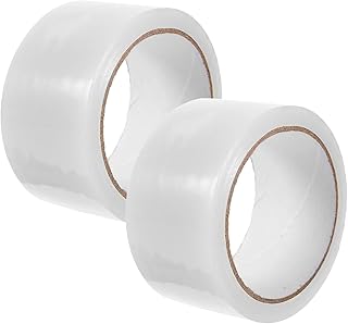 STOBAZA 2 Rollen Transparente Selbstklebende Windschutz dichtungsband Wetterfestes Fenster Türabdichtungsband gegen Zugluft Nahtloses Klebeband für Badezimmer Wohnräume