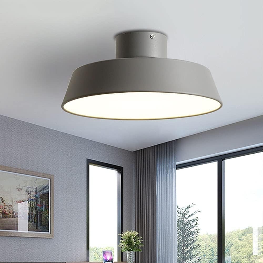 Lampa Sufitowa Led semi-inbouw plafondlamp Noords draaibaar dimbaar plafondlamp rond verstelbaar plafondkandelaar verlichtingsarmatuur voor slaapkamer woonkamer keuken hal Biuro