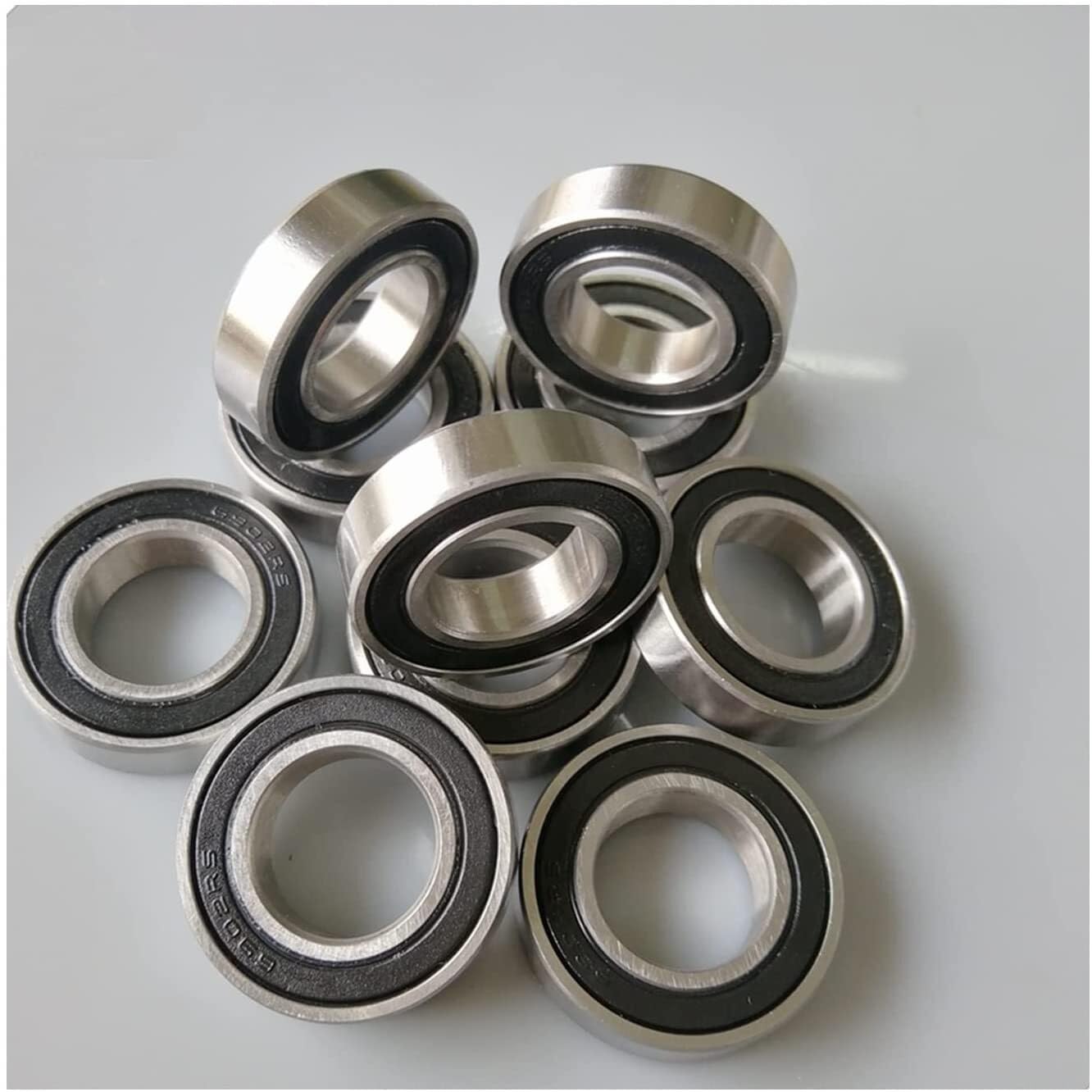 Roulements, Roulements en céramique hybrides 15267RS, 10 pièces, 15x26x7mm, supports de pédalier de vélo ABEC-7, pièces de rechange, roulements à billes Si3N4 15267-2RS
