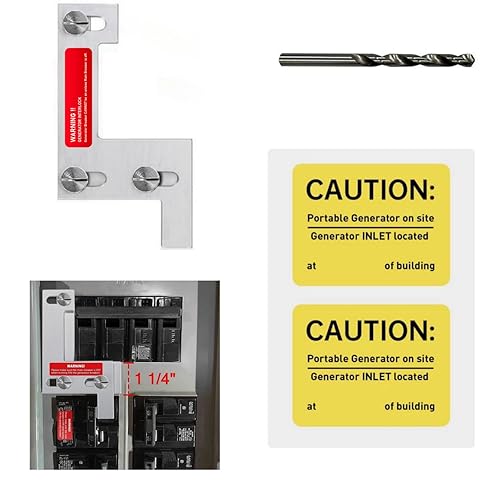 ITE-200A - Kit de enclavamiento de generador compatible con ITE, Gould, Murray, Siemens y Thomas y Betts, paneles de 150 o 200 amperios, espacio de