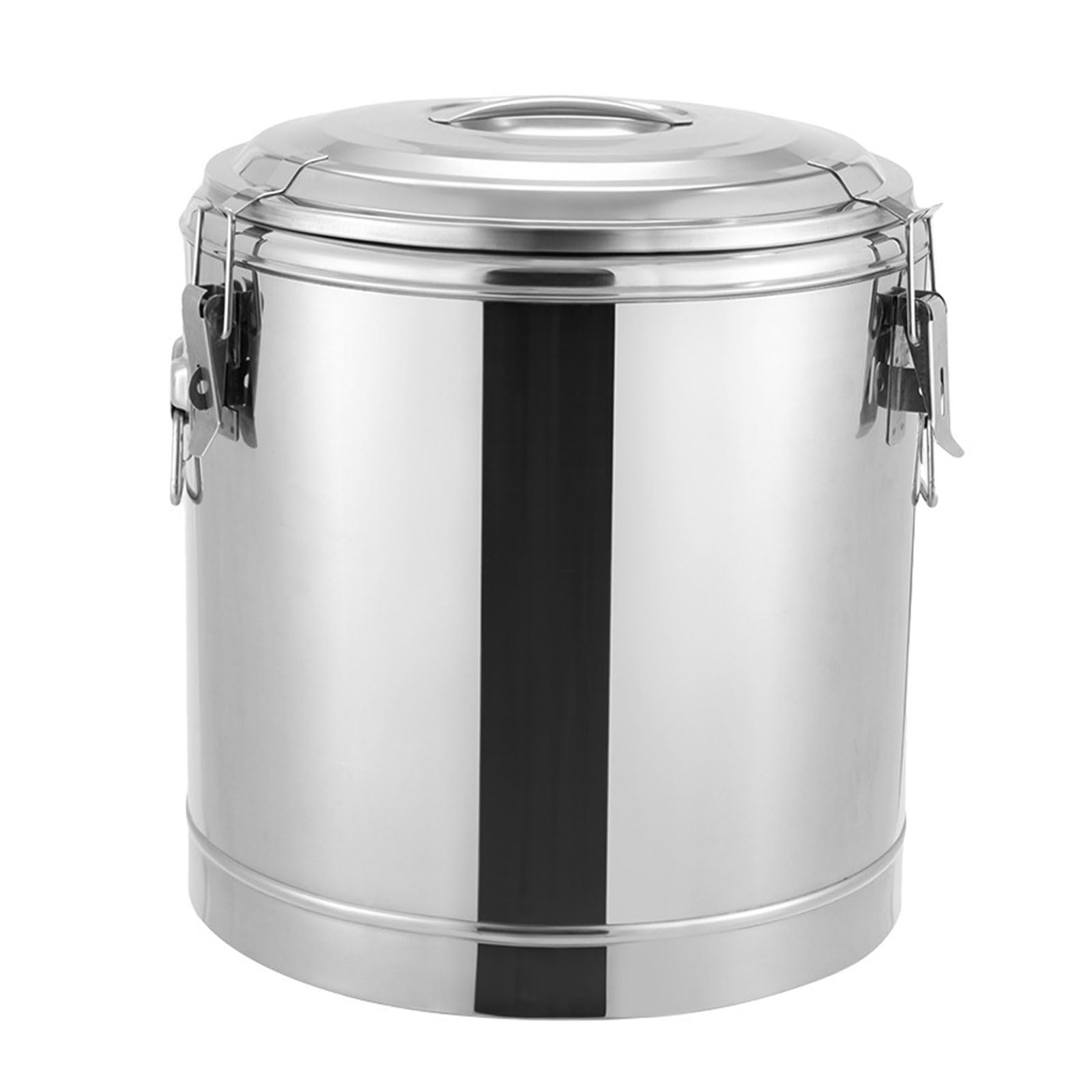 Dispensador de Bebidas de Barril de Aislamiento de Acero Inoxidable, Calentadores de Alimentos de Gran Capacidad, Recipiente de Sopa Aislado para Restaurante, Cantina, Hotel, 30 l
