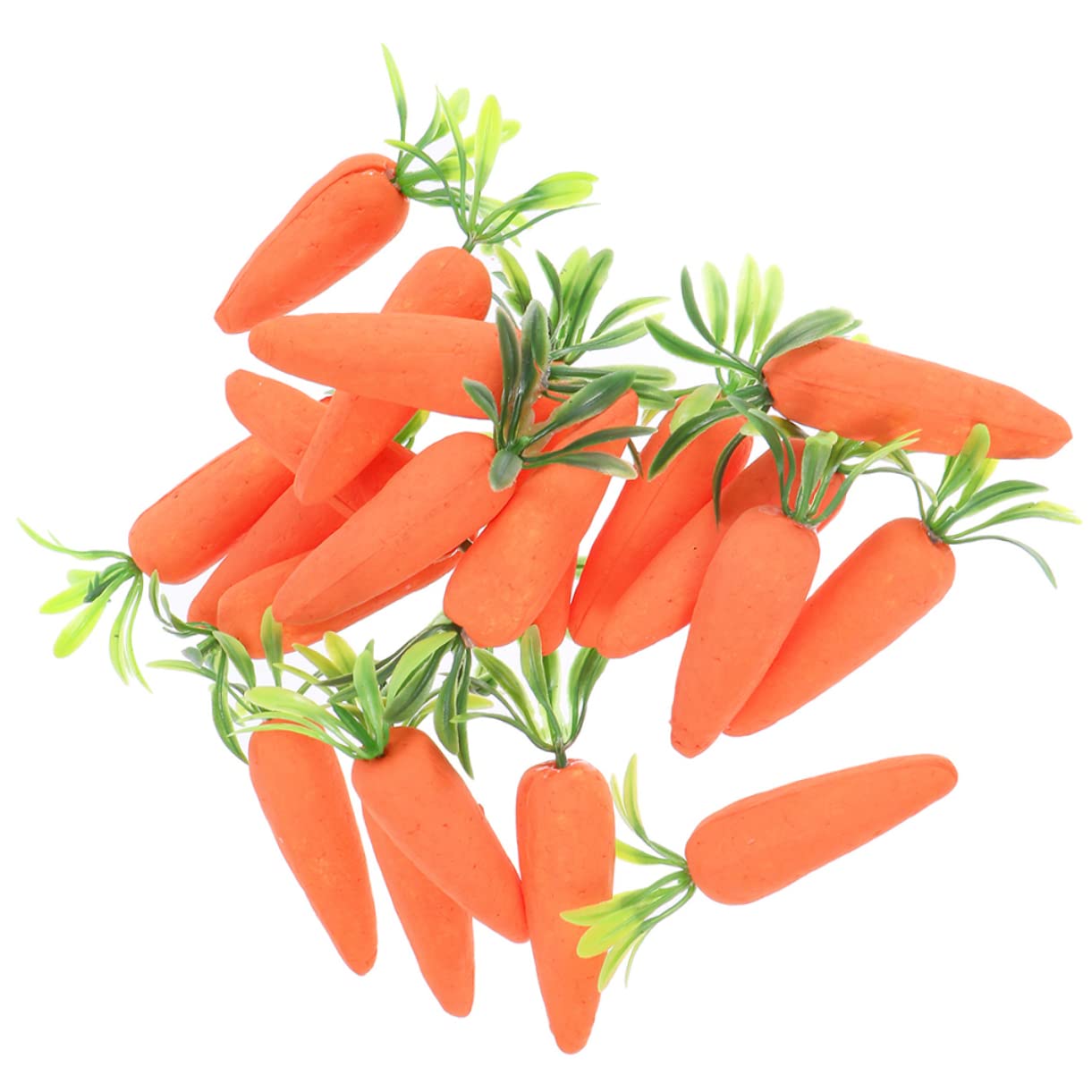 Cabilock 25pcs Easter Carrots Easter Artificial Carrot Easter Party Supplies Vegetable Props Decorative Carrot Realistic Carrots Faux Carrot Carrots Hanging Pendant Foam Household Ornament