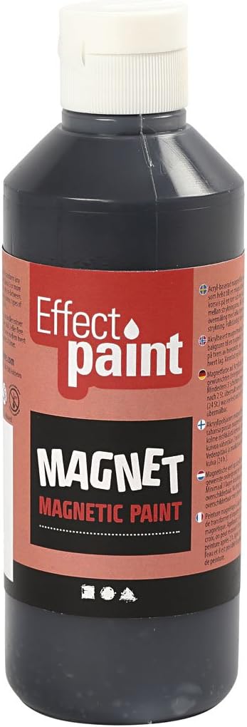 Creativ34920 Magnetic Paint, black, 250ml