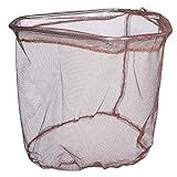 KJOET 折りたたみ式製替え用捕り網 三角形密目ネット 軽量耐摩耗性強化 池用釣り網 アウトドア携帯便利初心者対応
