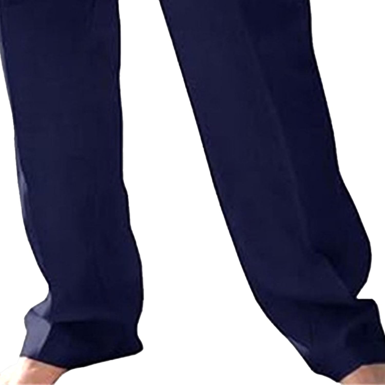 Linen Pants for Men Loose Fit Elastic Drawstring Waist Straight-Legs Summer Yoga Beach Long Pants