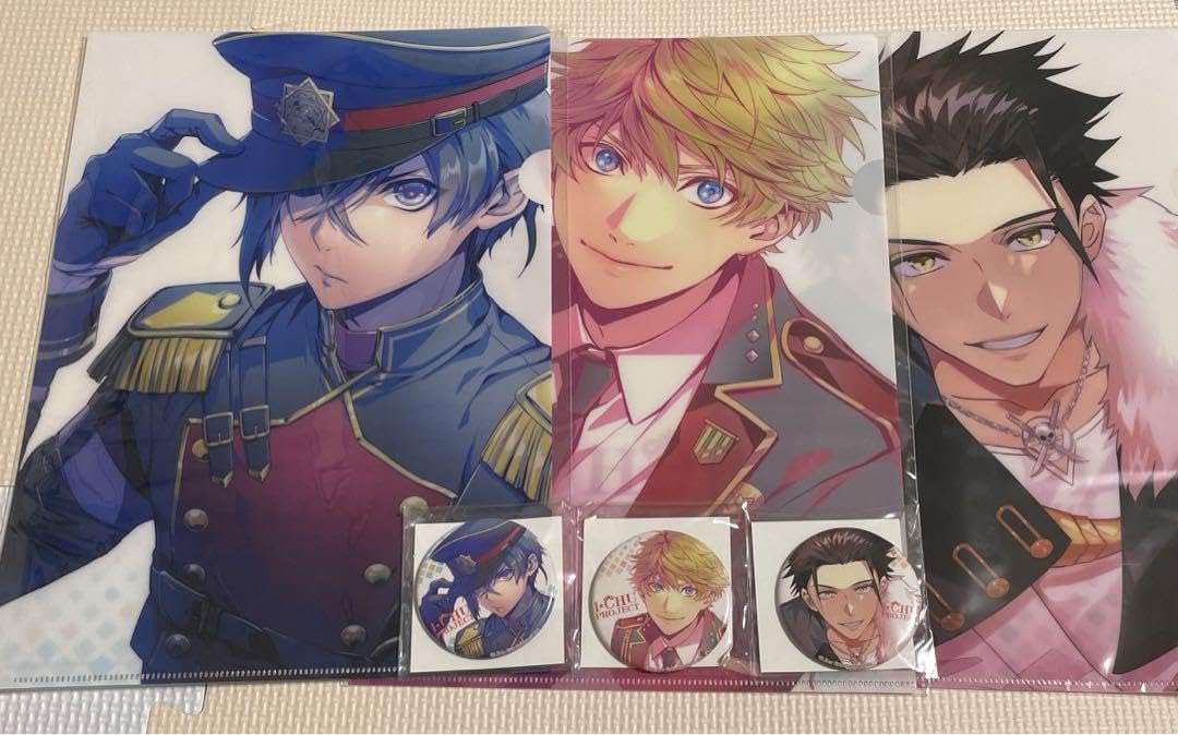 Amazon.co.jp: アイチュウ クラファン クリアファイル 缶バッジ 黒羽