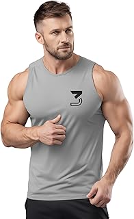 3colors 3Colours RGB Fitness Designer Gym Stringer Vest, Gym Vest, Racer Y Back, Sports Tank Tops, Sando for Men C Cut-3 Logo-picture-16