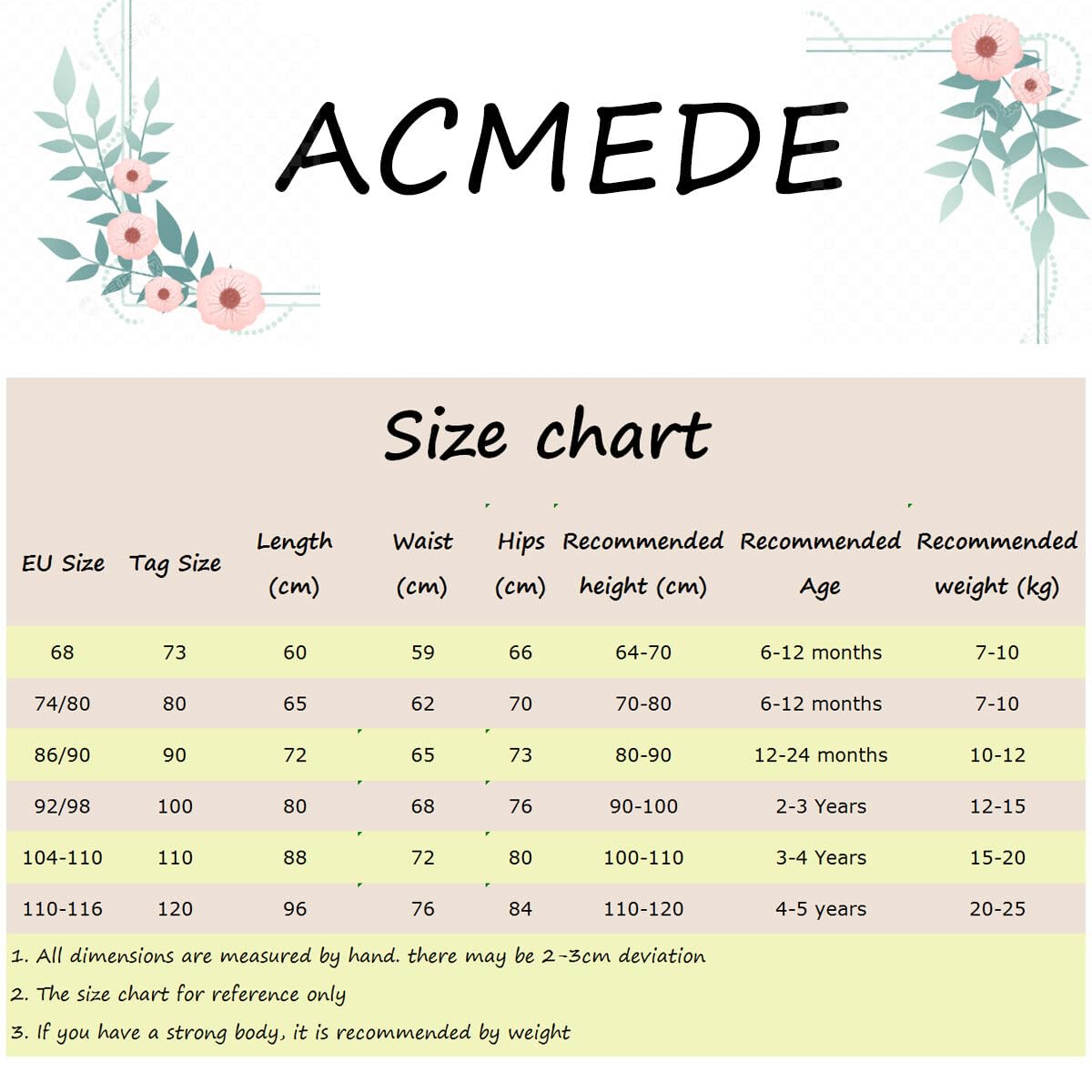 Salopette Jeans per Bebè 3-24 Mesi Tuta Denim Cotone Morbida con Reggimenti Regolabili Tinta Unita Fiore Salopette Denim Bambina Jeans Jumpsuit Abbigliamento Neonato 2-5 Anni
