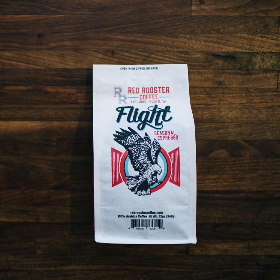 Red Rooster Coffee Flight Seasonal Espresso 12 oz Grano miniatura 2