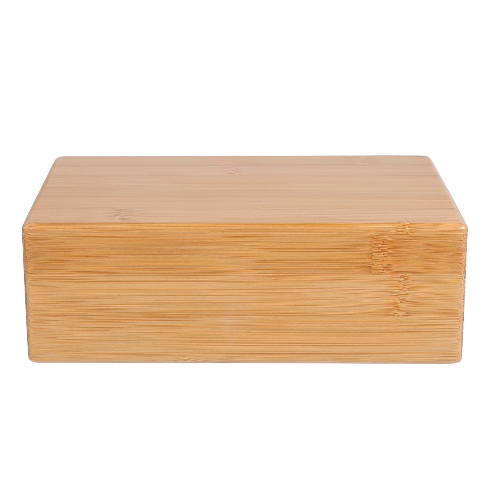 Abaodam Mattone Yoga in Legno di Bambù Naturale, Blocco Ausiliario per Yoga, Pilates e Meditazione, Supporto Ergonomico e Resistente per Esercizi a Casa in Studio, Facile da Pulire