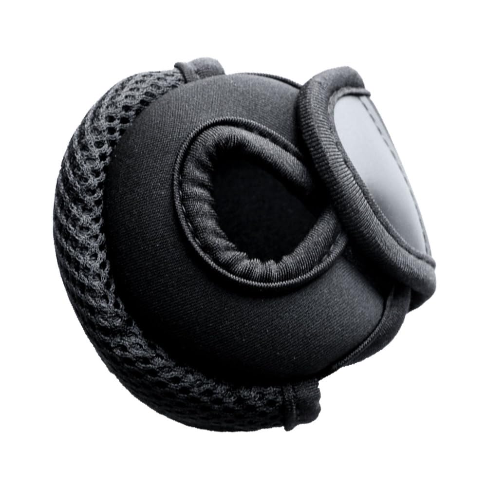 MiOYOOW Baitcasting Reel Cover, Casting Reel Storage Pouch Waterproof Fishing Sleeve Bag with Hook & Loop Fastener for Outdoor Fishing