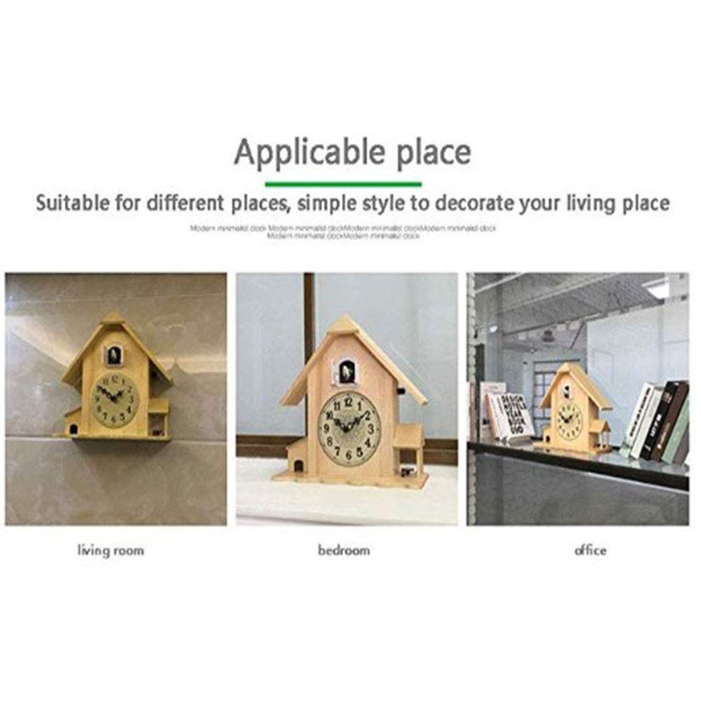 木製カッコー振り子時計 Amazon.co.jp: カッコウ時計振り子クォーツ壁時計、無垢材の小さな鳥の