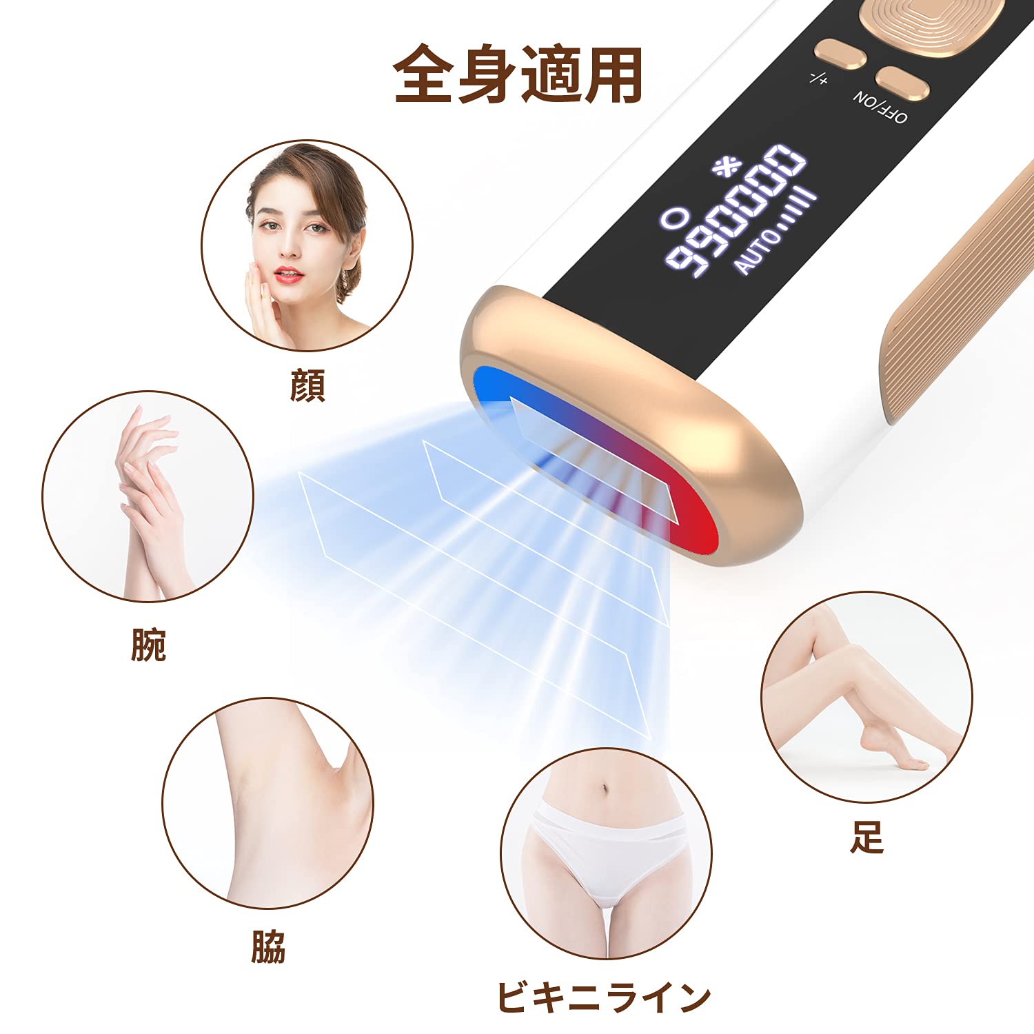 脱毛器 氷点脱毛 Amazon | CEENBOO®︎ 脱毛器 レーザー サファイア鏡面 氷点脱毛 IPL光