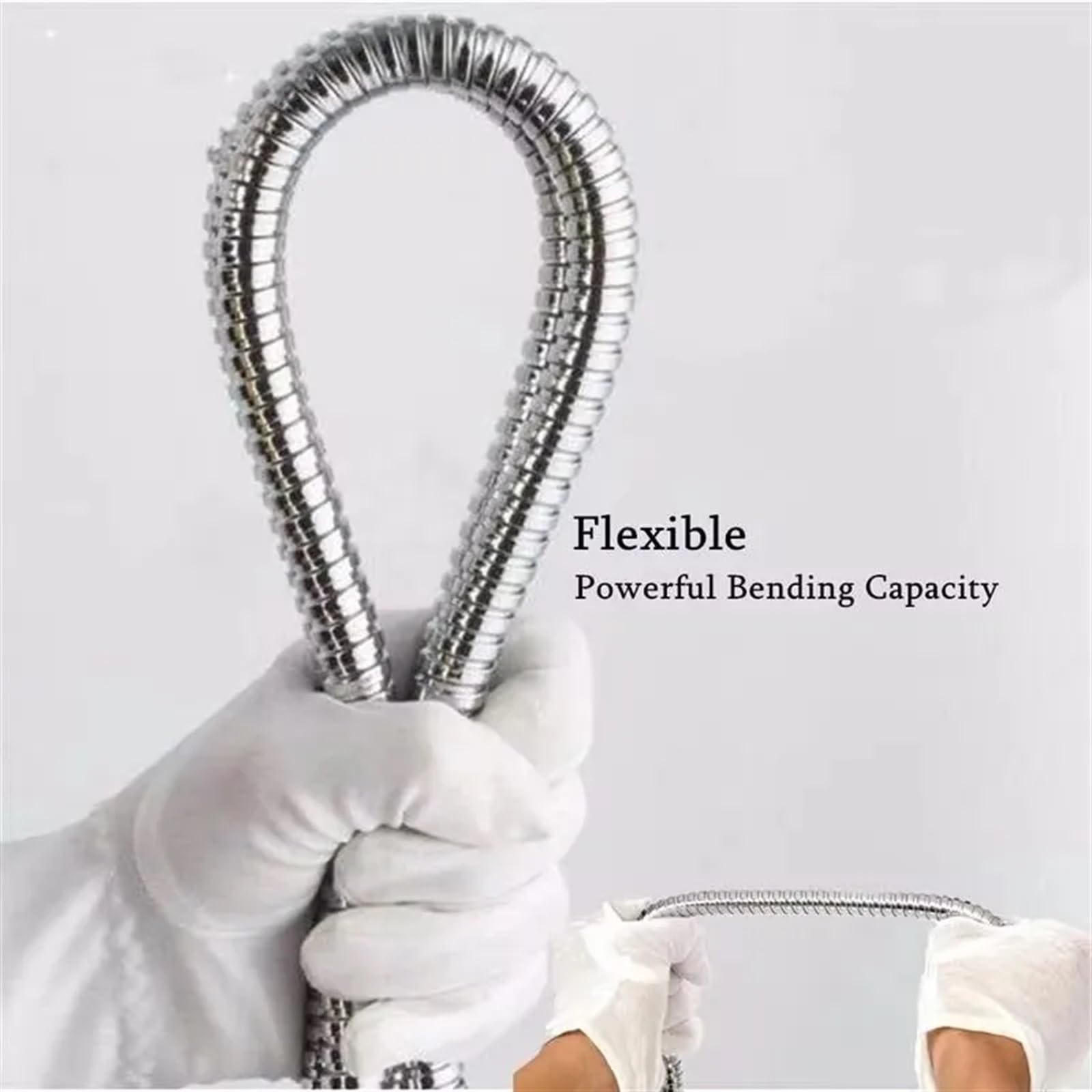 Manguera Ducha Manguera de Ducha Flexible de Acero Inoxidable Cromado for baño, Cabezal de Ducha, Tubo de extensión(Type A-3meter)