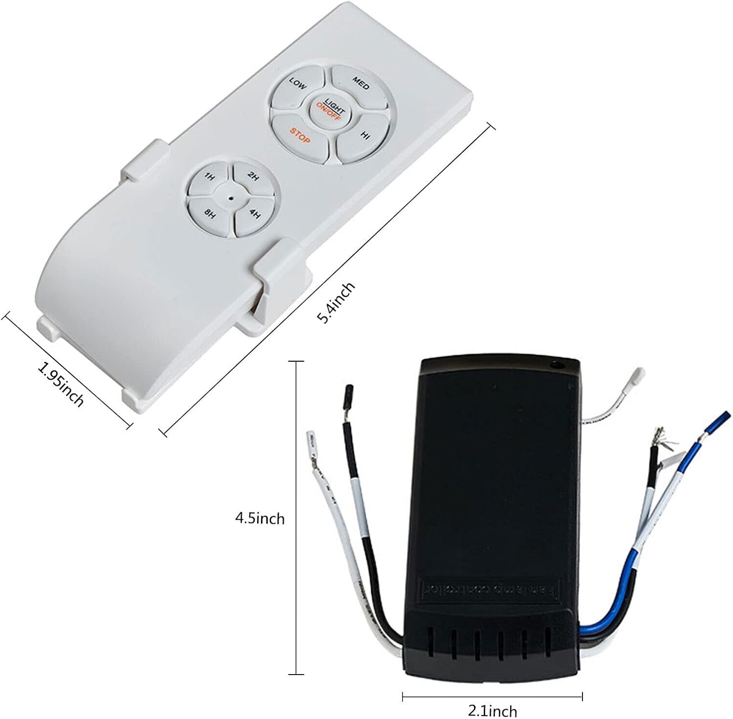 Retro Ceiling Fan Light Tropical Palm Leaf, 52-Inch Ceiling Fan Light with Remote Control, Reversible Fan Function Three-Speed Adjustable, Living Room, Bedroom, Dining Room, Bar