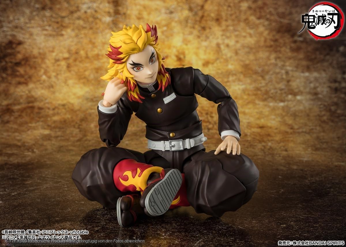 Demon Slayer: Kimetsu no Yaiba S.H.Figuarts Action Figure Kyojuro Rengoku 15 cm