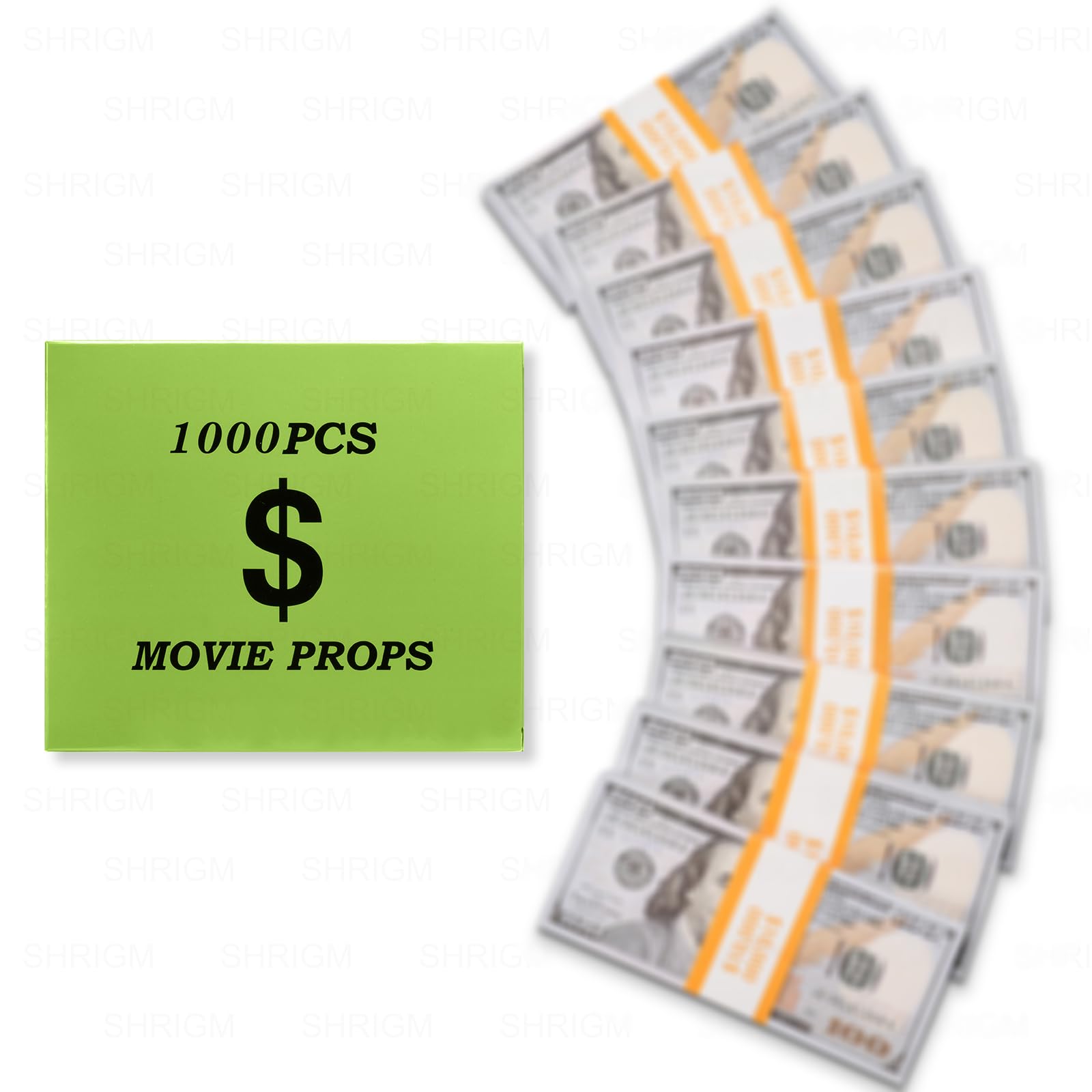 SHRIGM 1000 Pcs Movie Props, Education Learning Toy for Music Video, Develops Early Math Skills, Kids Play and Parties