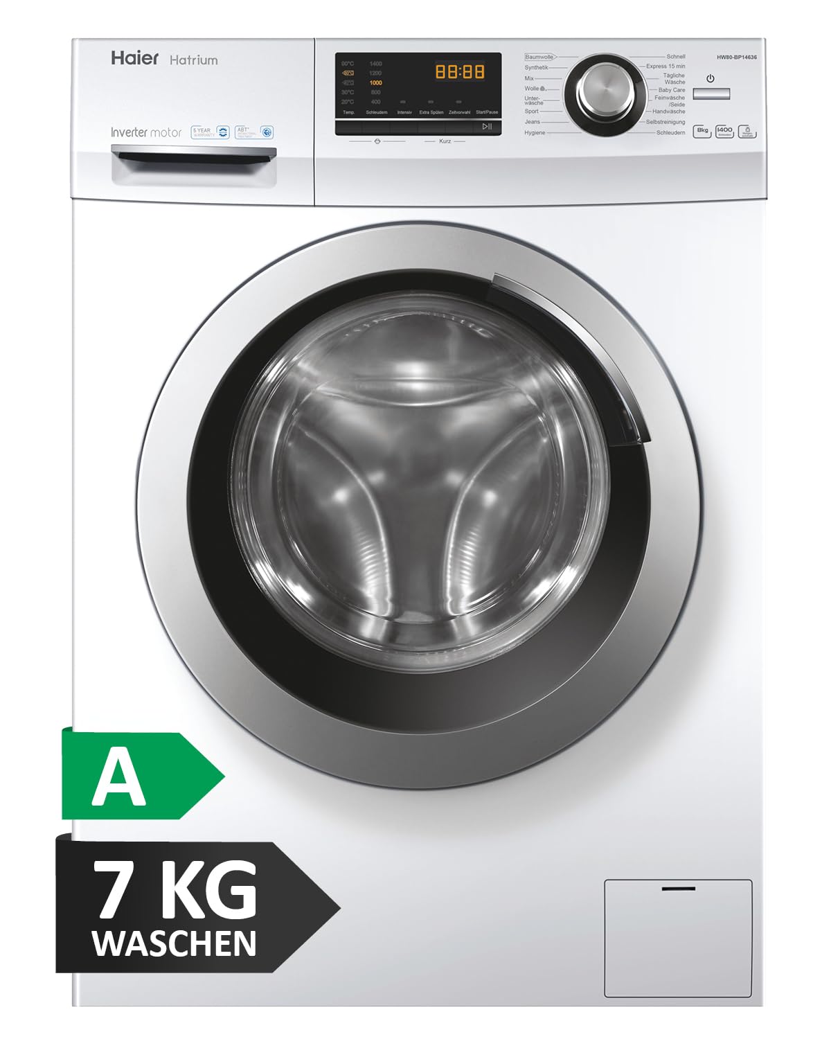 Haier SERIE 636 HW70-BP14636N Waschmaschine 7kg