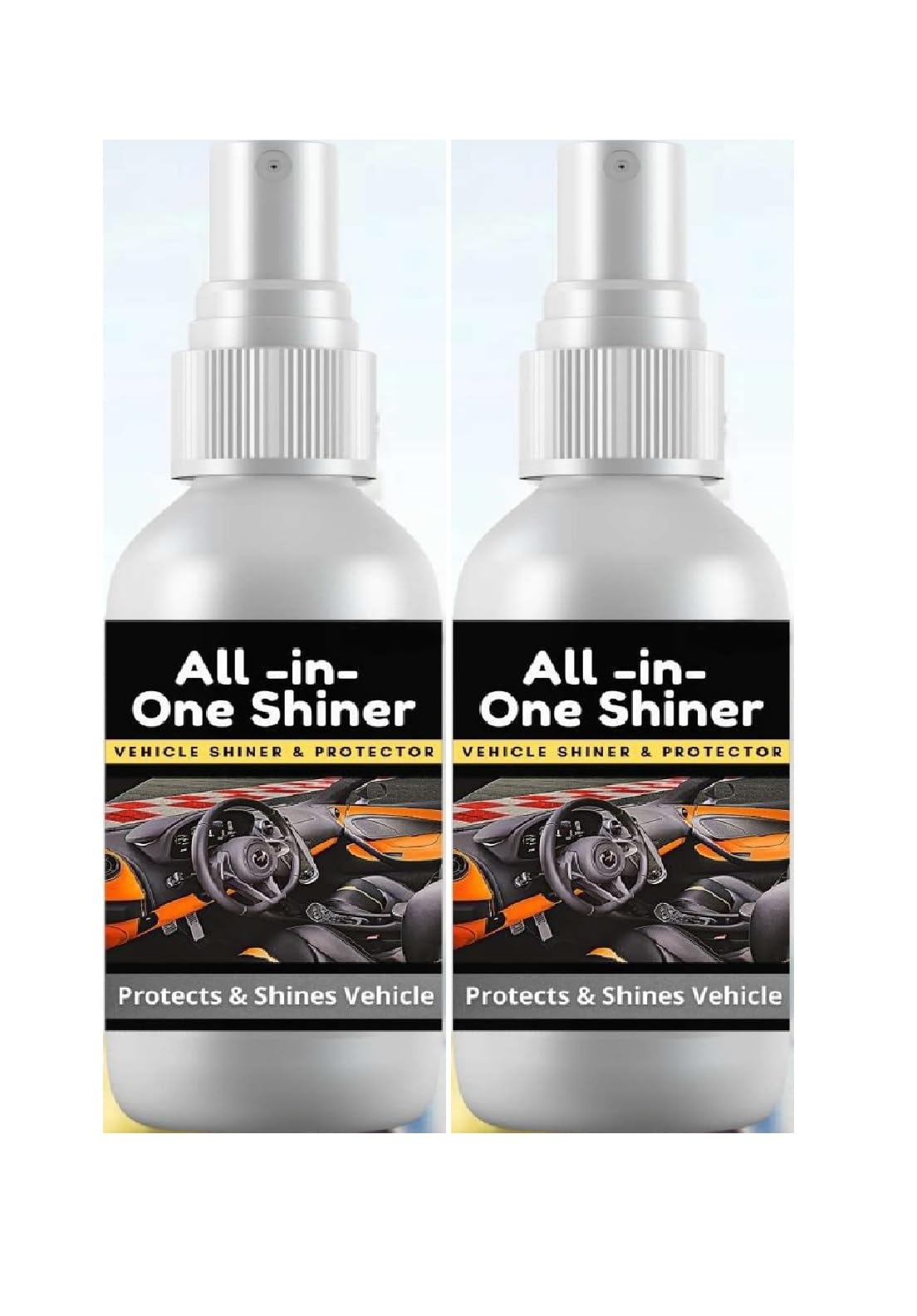 GVB ENTERPRISE All in One Vehicle Shiner and Protector| Advanced All in One Vehicle Shiner Cleans and Shines Your Vehicle set of 2