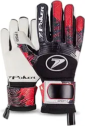 Luva De Goleiro Profissional Poker Infinity 2 Látex Alemão Grip Gel Gramado Sintético Natural Grama Society Campo Profissional Futebol Oficial
