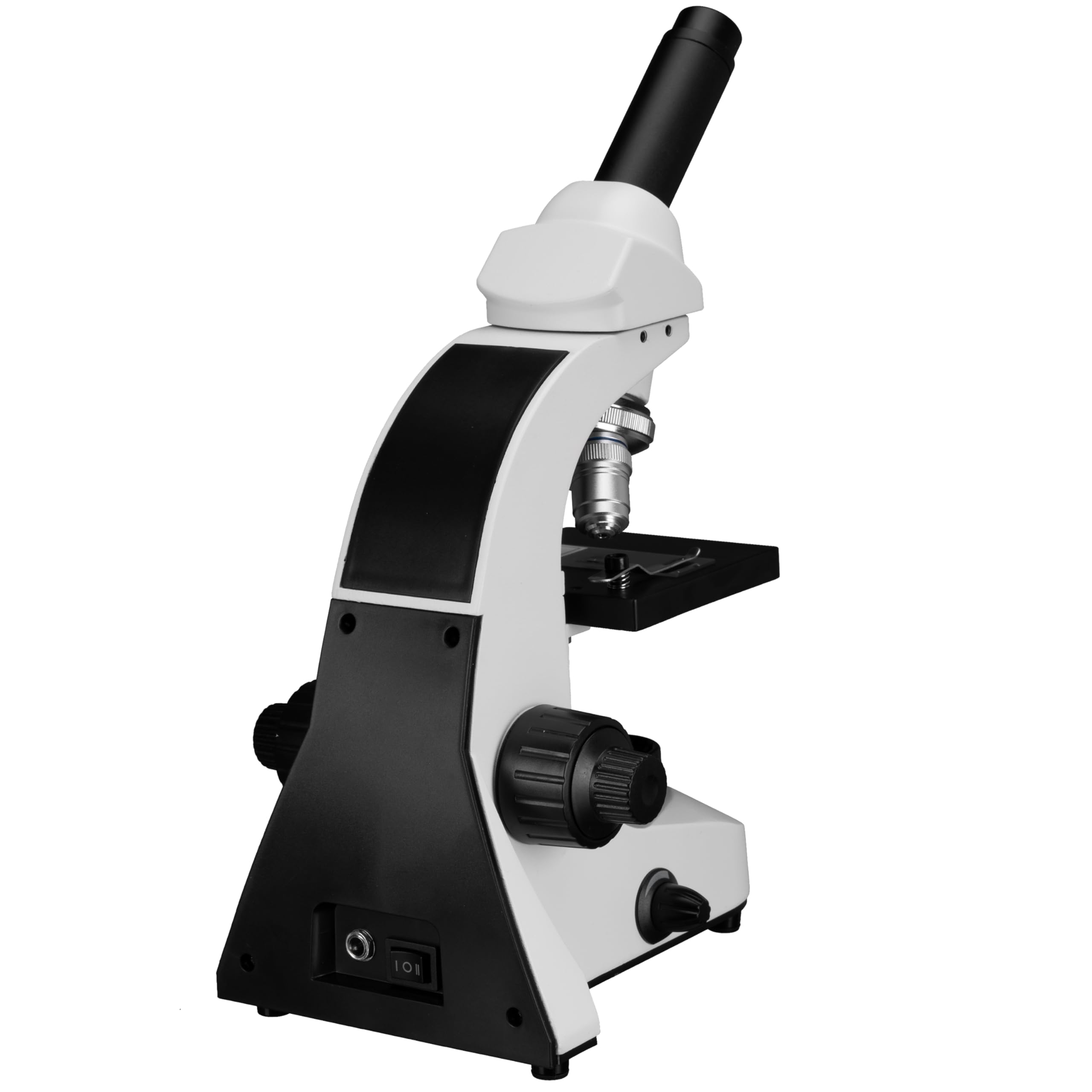 Bresser Microscopio 40x-1600x con Luz LED Superior e Inferior Enfoque Fino & Soporte para Smartphone