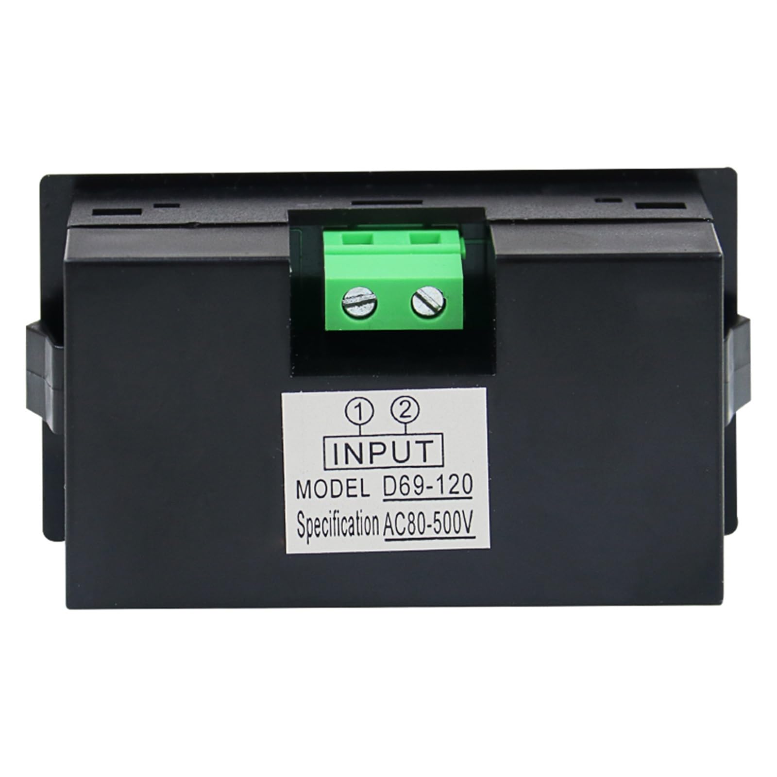 AC80-500V Affichage LCD voltmètre numérique 79 * 43 * 31mm AC Panneau mètre voltmètre D69-120 1 pièces