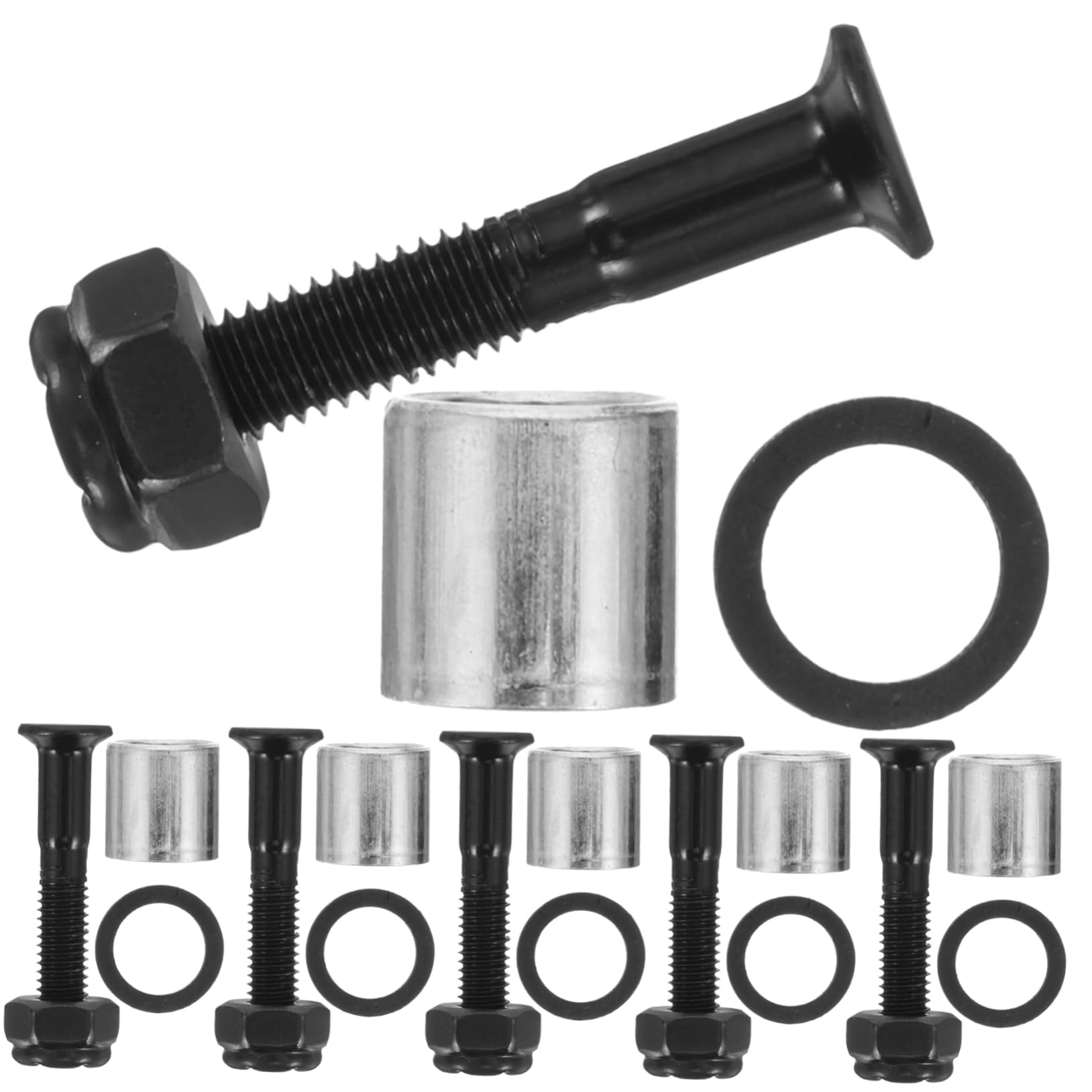 VICASKY Skateboard Hardware Set Bridge Pin Socket Mounting Bolts Gasket Screws Spacer Fixing Tools