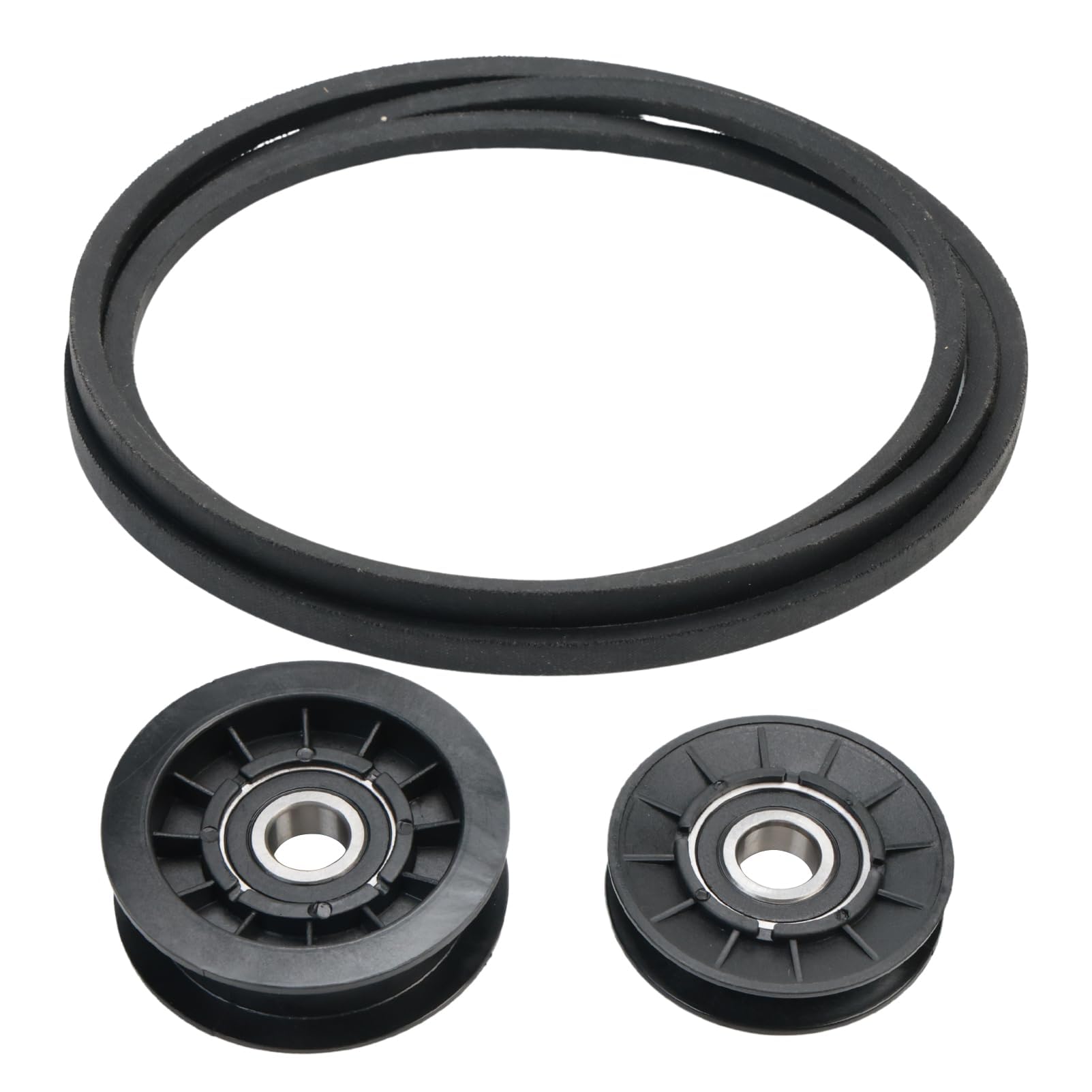GX20286 GX20287 GX20006 Transmission Drive Belt Pulley Repair Kit for Jo-hn De-ere L100 L110 L120 L130 L107 GX20287 AM103019 AM32672 Troy-Bilt Idler Pulley and Drive Belt Kit Replaces 1760097 690409