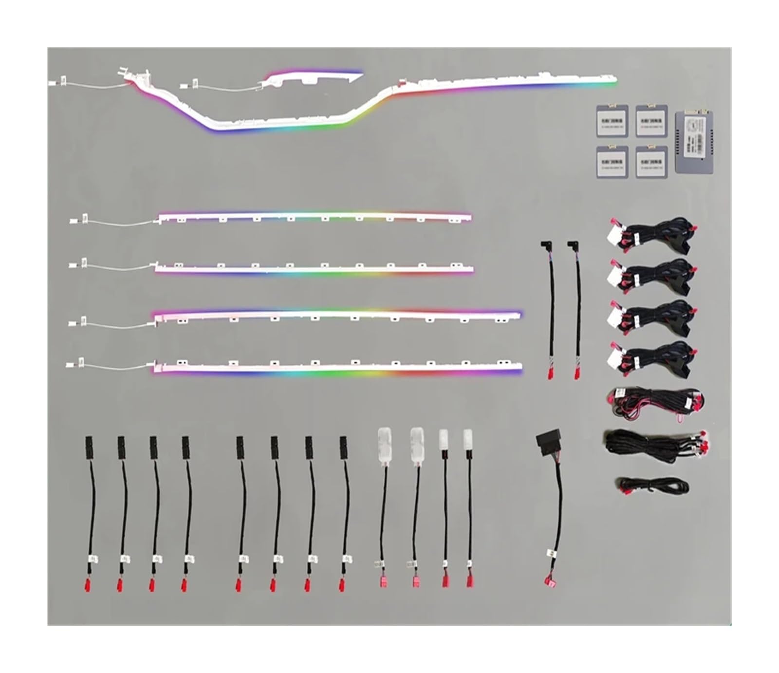 Mold Highlight Version 20 Lights Illusion Atmosphere Lamp Compatible with VW Teramont 2017-2020 Screen Control(C)