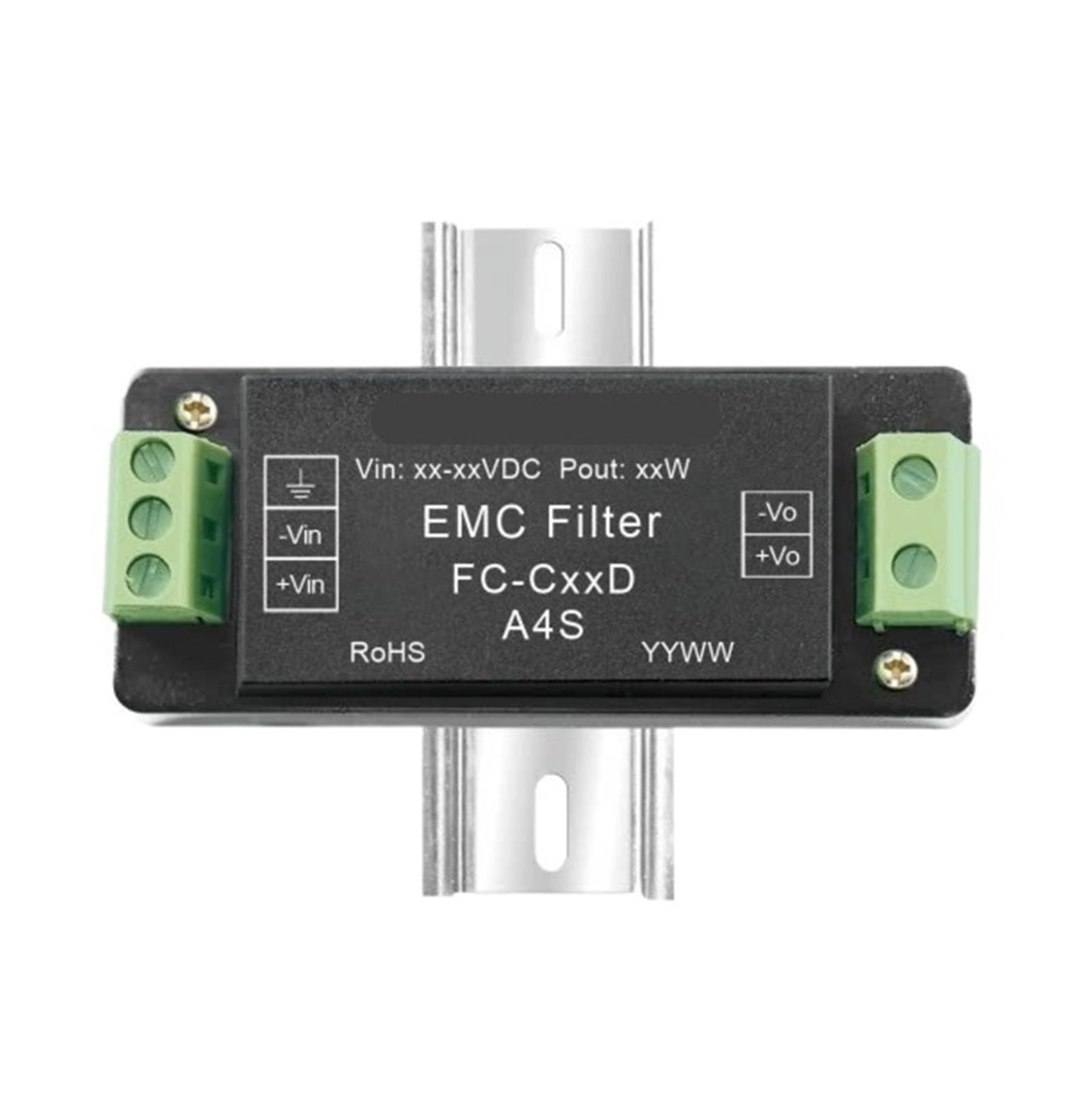 Filtre CEM FC-C01D module d'alimentation résoud interférences lignes