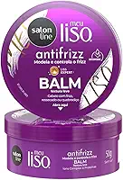 Salon Line, Balm, Meu Liso, Antifrizz, Vegano - Para Cabelos Lisos, 50 g