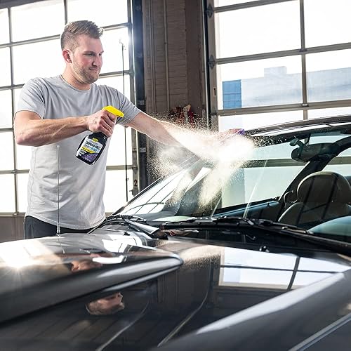 Miniatura 3 de Invisible Glass 92183-2PK Limpiador híbrido de cerámica repelente de lluvia y vidrios limpia y protege ventanas y parabrisas de automóviles con