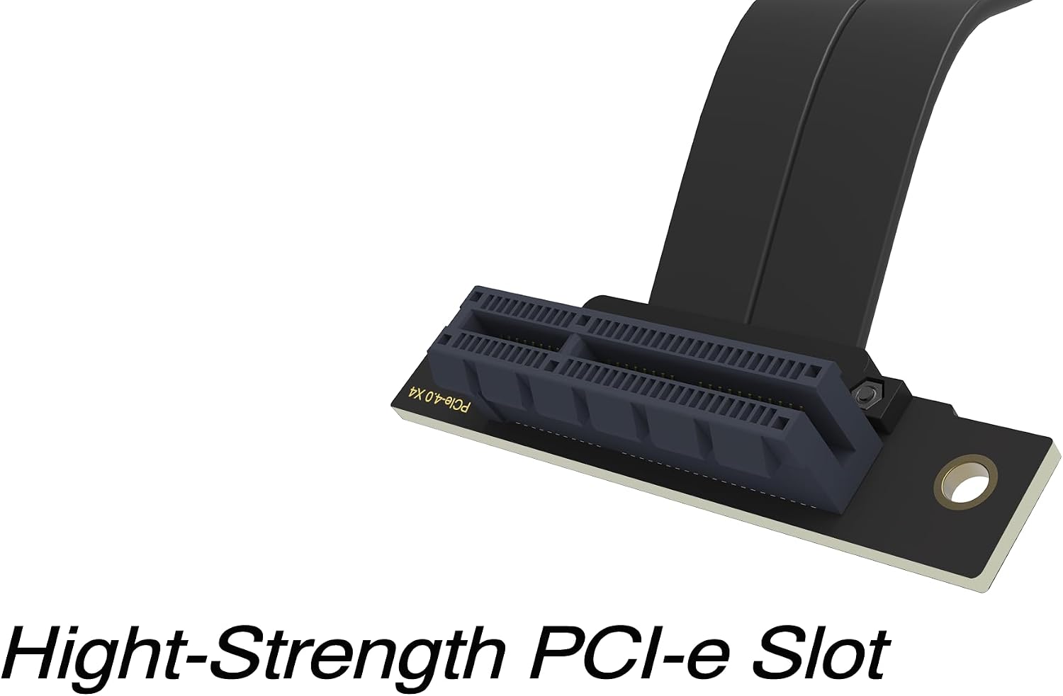 PCIe x4 4.0 Riser Cable,PCI-Express 4X Male to Female Extension Cable PCI-e Extender Adapter 20CM_Dual 90 Degrees - 2