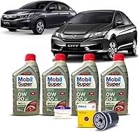 Kit Troca de Oleo 0w20 e Filtro Honda City 1.5 16v 2014 a 2022